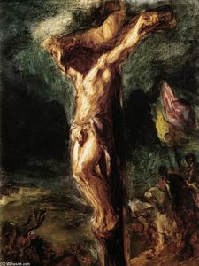 Eugène Delacroix - Christ on the Cross (sketch)