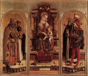 Carlo Crivelli - Triptych of Camerino