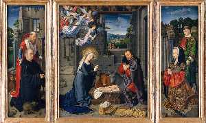 Gerard David - Triptych with the Nativity