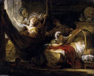 Jean-Honoré Fragonard - The Cradle