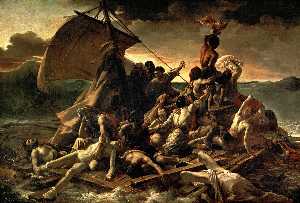 Jean-Louis André Théodore Géricault - The Raft of the Medusa - (own a famous paintings reproduction)