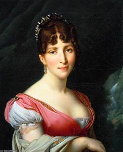 Anne Louis Girodet De Roucy Trioson - Portrait of Queen Hortense