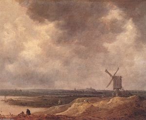 Jan Van Goyen - Windmill by a River