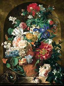 Jan Van Huysum - Still-Life of Flowers