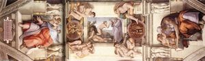 Michelangelo Buonarroti - The fifth bay of the ceiling