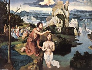 Joachim Patenier - Baptism of Christ