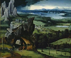 Joachim Patenier - Landscape with St Jerome