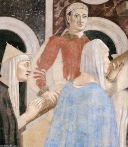 Piero Della Francesca - 7b. Recognition of the True Cross (detail) (10)