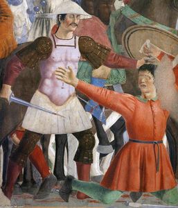 Piero Della Francesca - 8. Battle between Heraclius and Chosroes (detail) (26)