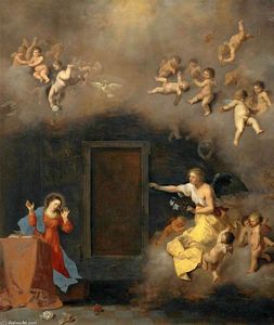 Cornelis Van Poelenburgh - Annunciation