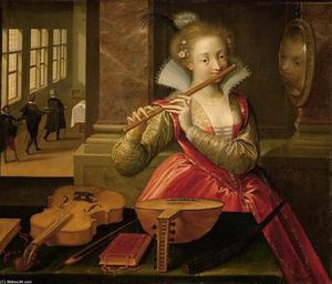 Dirck De Quade Van Ravesteyn - Allegory of Music