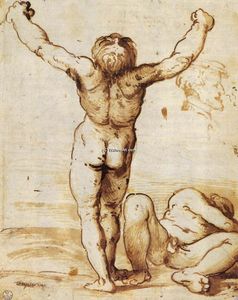 Girolamo Romanino - Two Nude Men