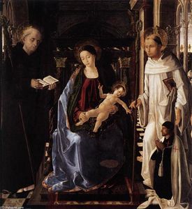 Paolo De San Leocadio (Paolo Da Reggio) - Virgin of the Knight of Montesa