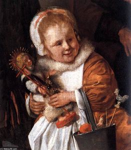 Jan Steen - The Feast of St. Nicholas (detail)