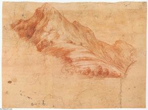 Tanzio Da Varallo - Landscape with Mountains