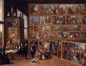 David The Younger Teniers - The Art Collection of Archduke Leopold Wilhelm in Brussels