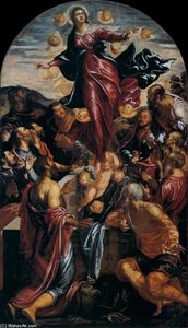 Tintoretto (Jacopo Comin) - Assumption of the Virgin