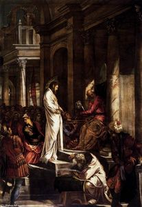 Tintoretto (Jacopo Comin) - Christ before Pilate