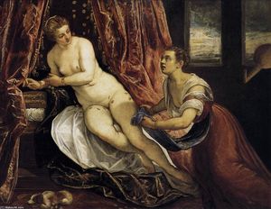 Tintoretto (Jacopo Comin) - Danaë