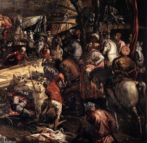 Tintoretto (Jacopo Comin) - The Crucifixion (detail) (10)