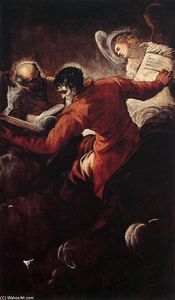 Tintoretto (Jacopo Comin) - The Evangelists Luke and Matthew