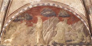Paolo Uccello - Creation of the Animals and Creation of Adam
