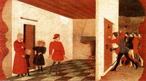 Paolo Uccello - Miracle of the Desecrated Host (Scene 2)