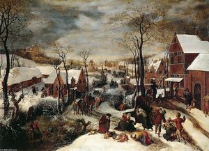 Lucas Van Valkenborch - The Massacre of the Innocents