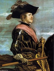 Diego Velazquez - Philip IV on Horseback (detail)