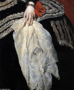 Diego Velazquez - Queen Doña Mariana of Austria (detail)