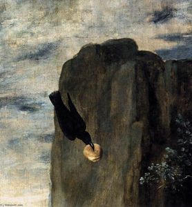 Diego Velazquez - St Anthony Abbot and St Paul the Hermit (detail)