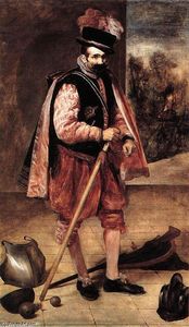 Diego Velazquez - The Jester Known as Don Juan de Austria