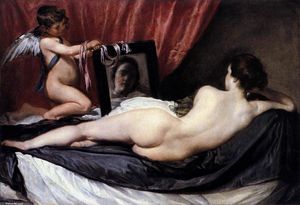 Diego Velazquez - Venus at her Mirror (The Rokeby Venus)