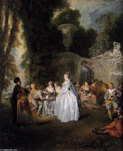 Jean Antoine Watteau - Fêtes Vénitiennes