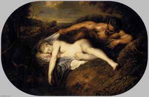 Jean Antoine Watteau - Jupiter and Antiope