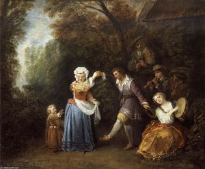 Jean Antoine Watteau - The Country Dance