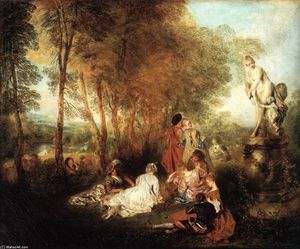 Jean Antoine Watteau - The Festival of Love