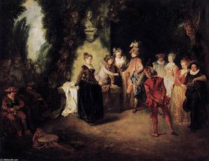 Jean Antoine Watteau - The French Comedy