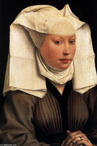Rogier Van Der Weyden - Lady Wearing a Gauze Headdress