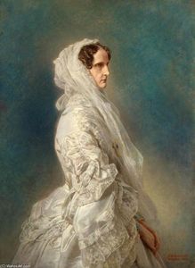 Franz Xaver Winterhalter - Portrait of Empress Alexandra Feodorovna