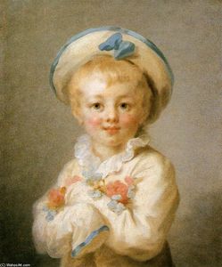 Jean-Honoré Fragonard - A Boy as Pierrot