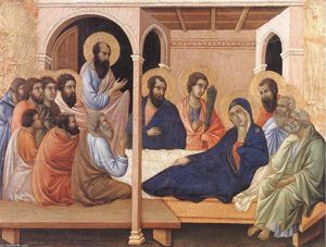Duccio Di Buoninsegna - Parting from the Apostles