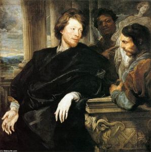 Anthony Van Dyck - George Gage with Two Men