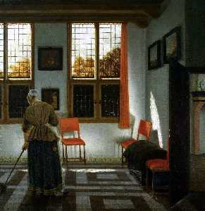Pieter Janssens Elinga - Room in a Dutch House
