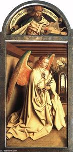 Jan Van Eyck - The Ghent Altarpiece: Prophet Zacharias Angel of the Annunciation
