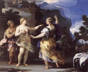 Luca Giordano - Venus Punishing Psyche with a Task (.)