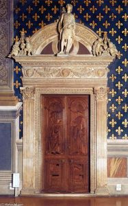 Benedetto Da Maiano - West wall portal of the Sala dei Gigli