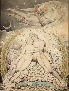 William Blake - Satan Watching the Caresses of Adam and Eve