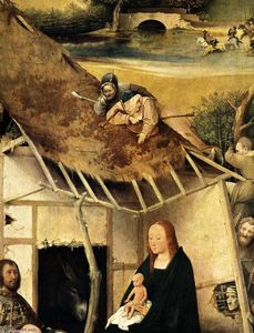 Hieronymus Bosch - Adoration of the Magi (detail) (14)