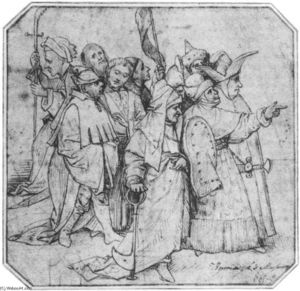 Hieronymus Bosch - Group of Male Figures